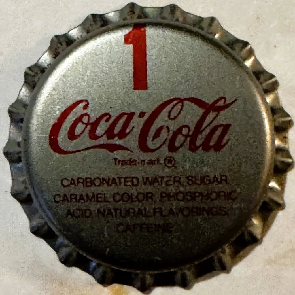 Rare Vintage 1970s Coke Bottle Caps from Kentucky
