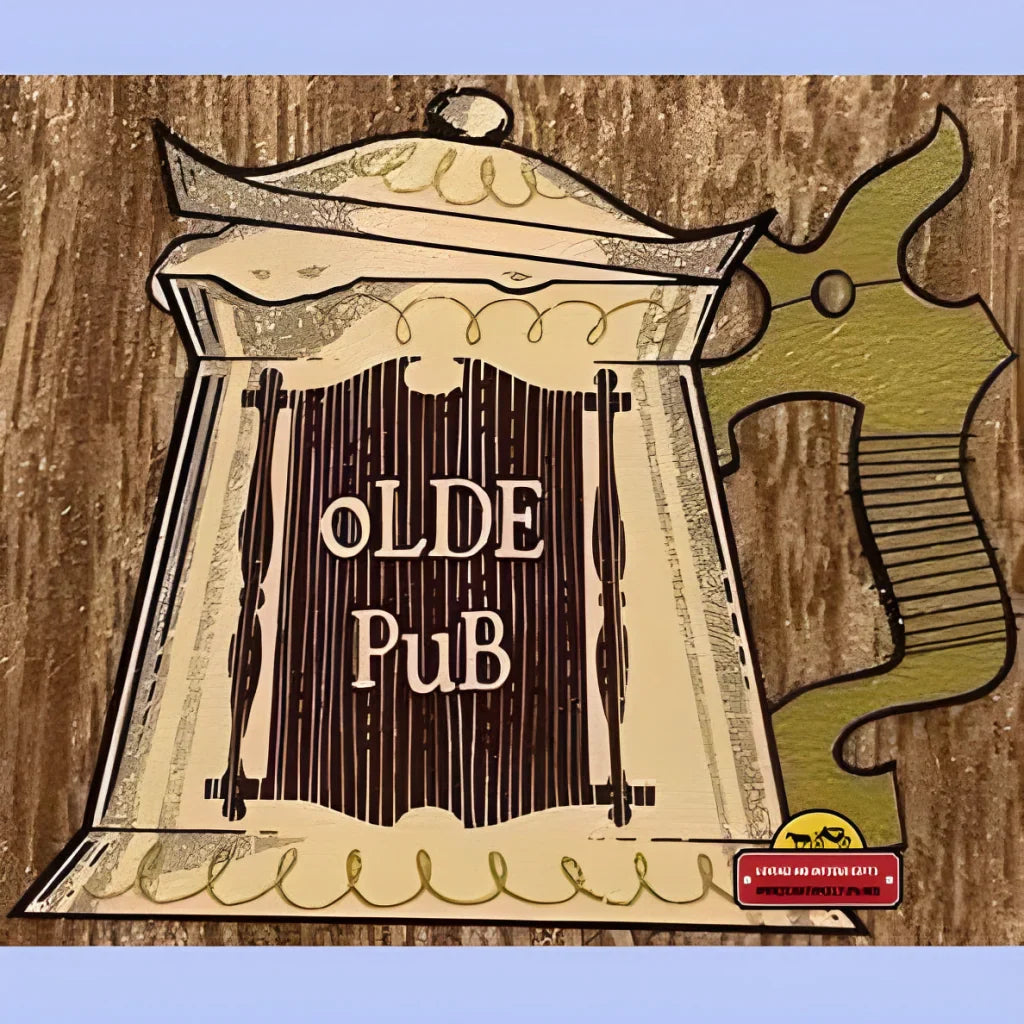 Rare Vintage Beer Label from Erie Brewing Company's Olde Pub Era