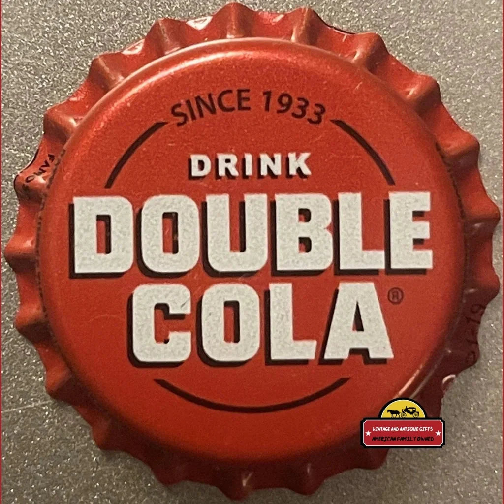 Rare Vintage Double Cola Bottle Cap from 1980s Chattanooga
