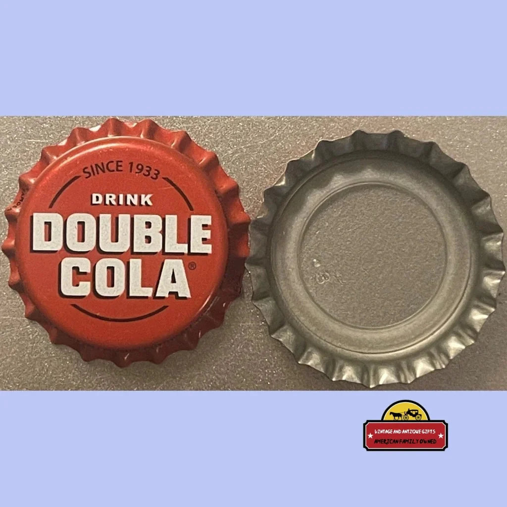 Rare Vintage Double Cola Bottle Cap from 1980s Chattanooga