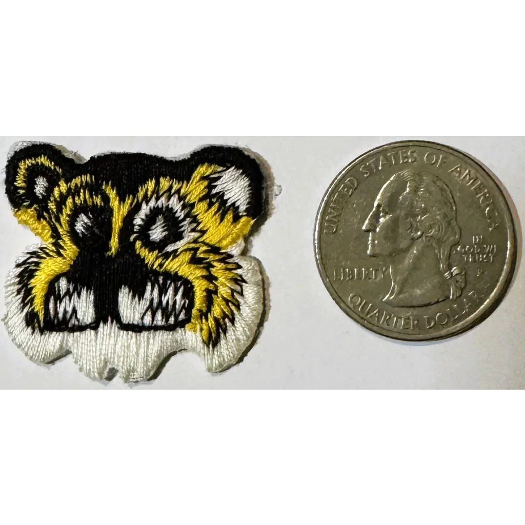 Rare Vintage Embroidered Tiger Patch Collectible Find