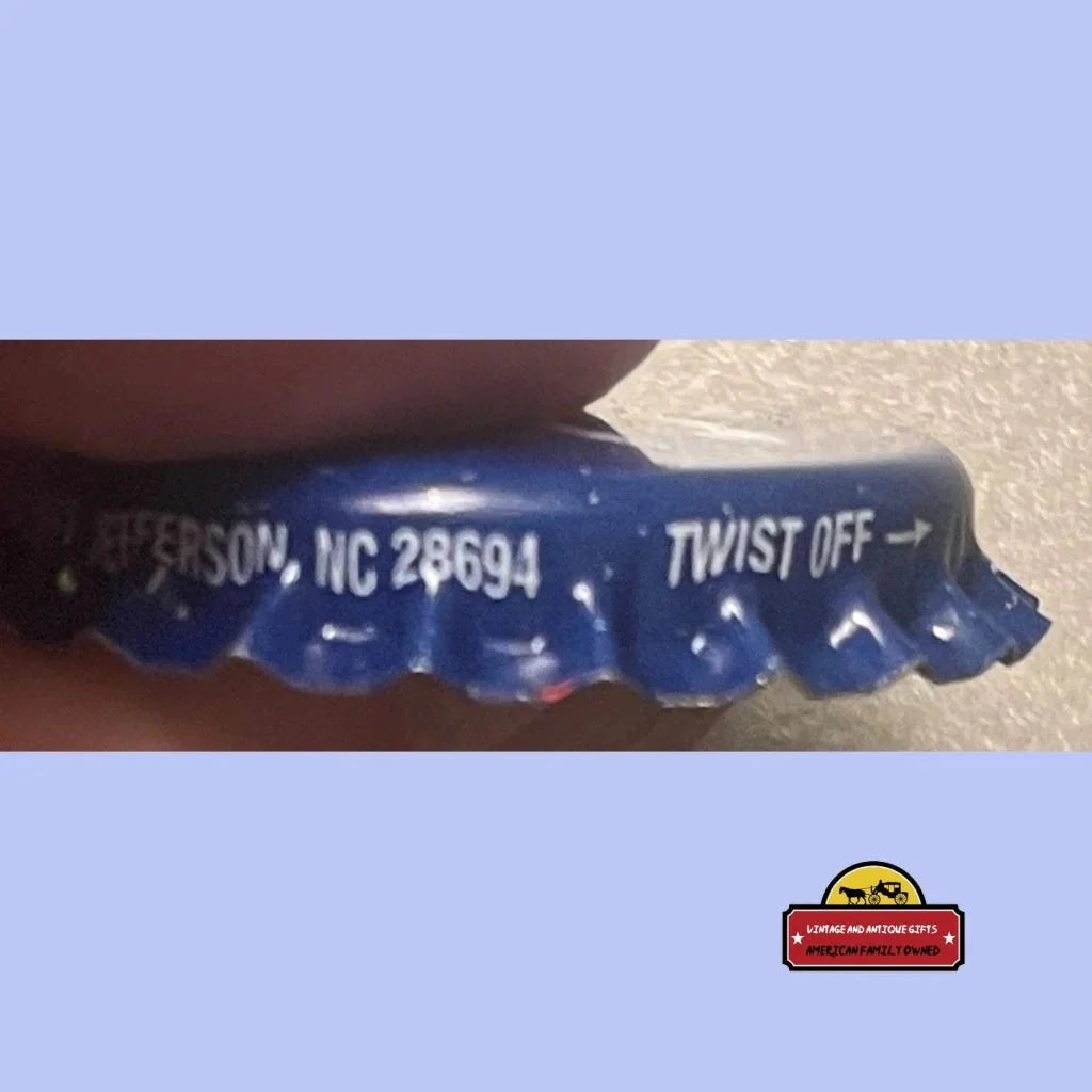 Rare 1980s Royal Crown Cola Bottle Cap from Texas and NC