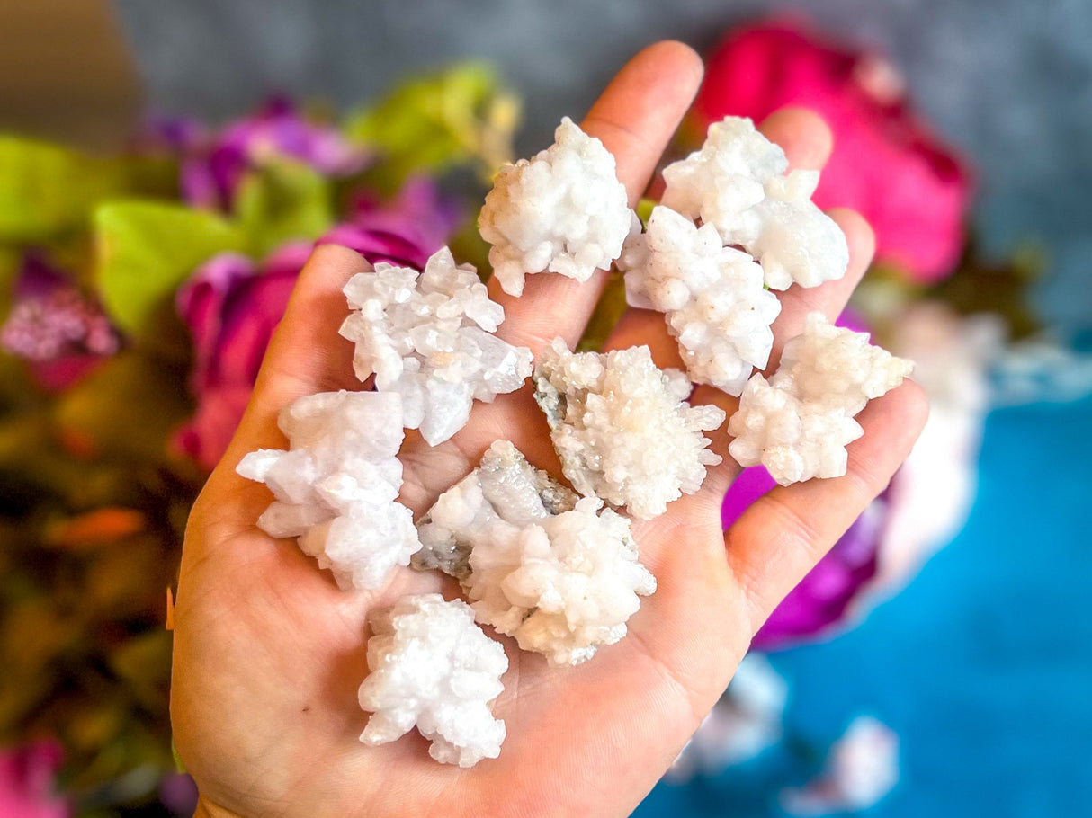 Crystallized Pink Quartz Clusters, RARE Rose Quartz Clusters from Tata Morocco