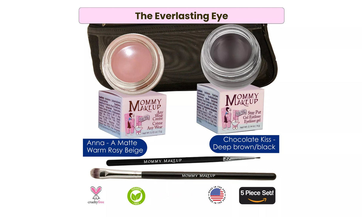 Anna Any Wear Creme: Un producto multiusos, resistente al agua, que se transforma en crema y polvo para ojos, mejillas y labios. Se puede usar en cualquier lugar.