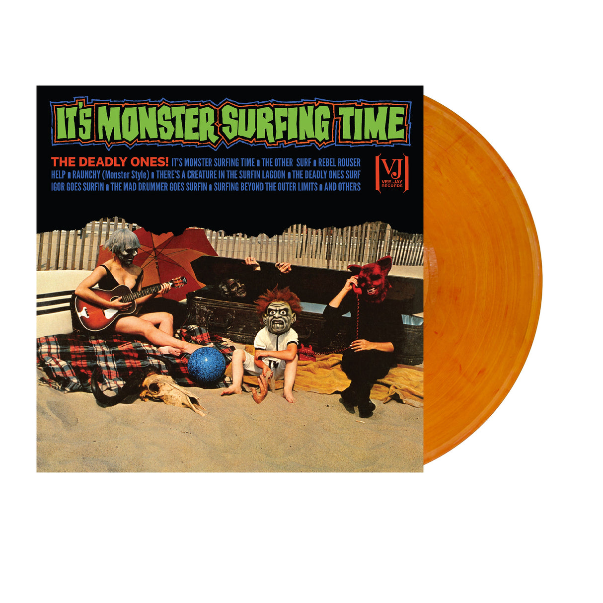 (PRE-ORDEN 10/10/25) Es hora de surfear monstruos (Totalmente analógico) (Vinilo Bloody Pumpkin) | Menta (M) Menta (M)