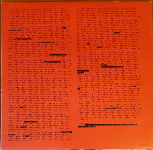 "Ring Spiel" Tour '95 (COLOR 2xVINYL) | Mint (M) Mint (M)