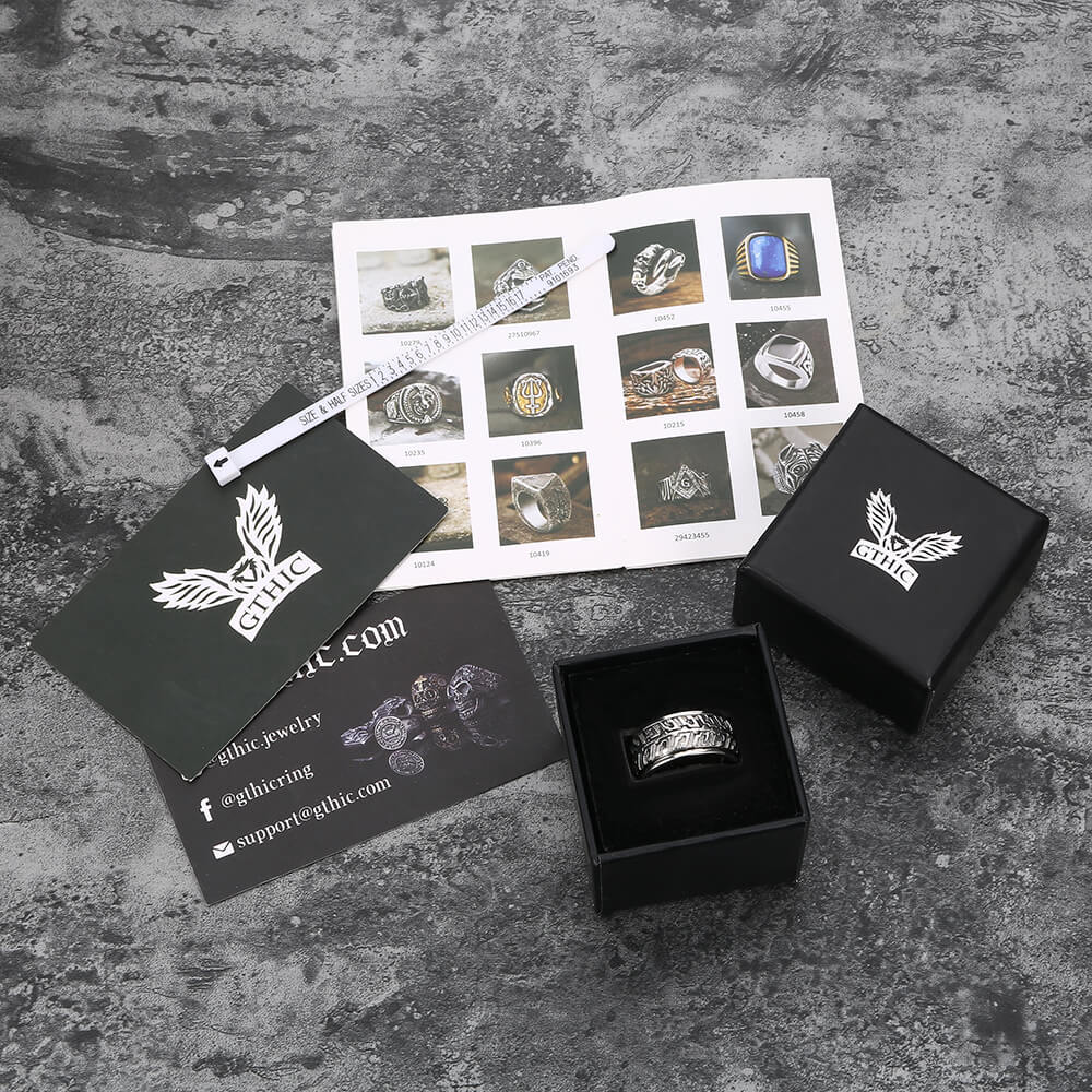 Anillo giratorio de acero inoxidable para motociclista