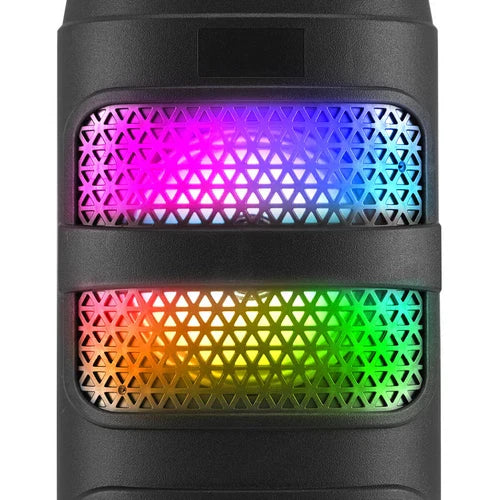 Ultimate Sound 3000W Portable Bluetooth Speaker with Dazzling LED Lights for Epic Parties