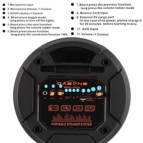 BassBlaster Bluetooth Speaker - Epic Heavy Bass Sound for Unforgettable Party Vibes
