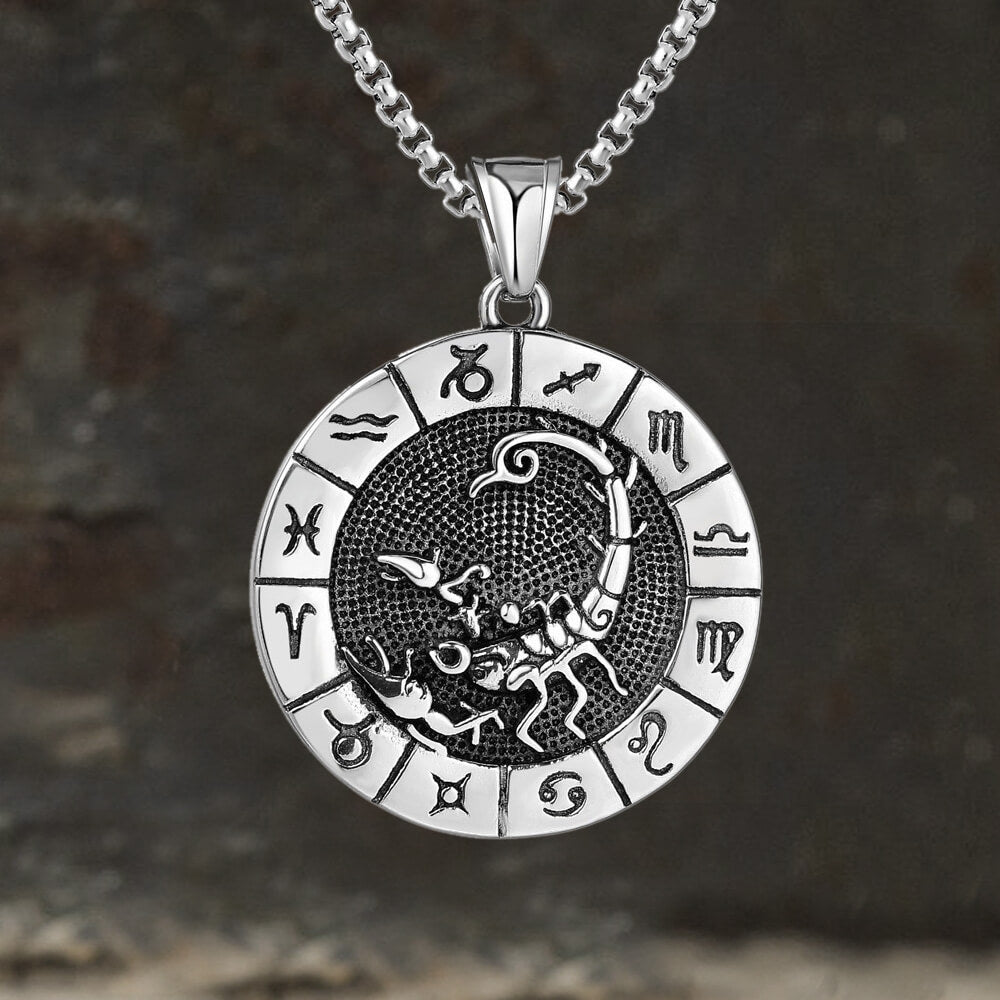 Scorpio Stainless Steel Pendant