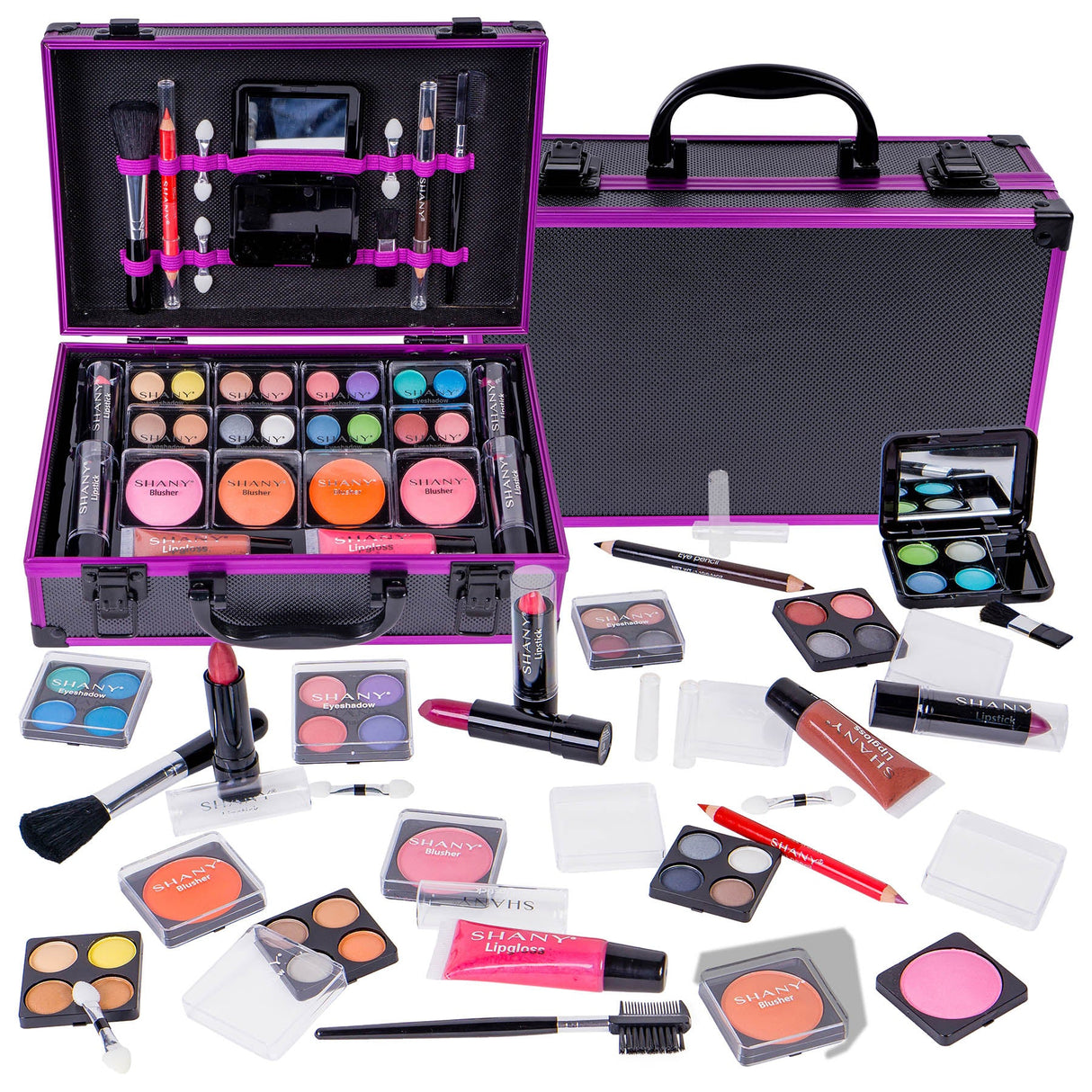 Carry All Makeup Train Case - Makeup Set-7