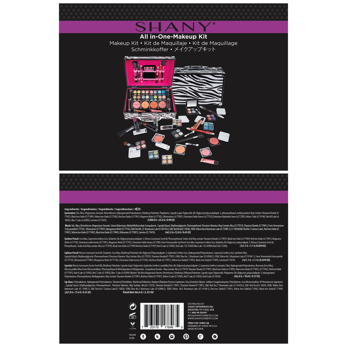 Carry All Makeup Train Case - Makeup Set-19