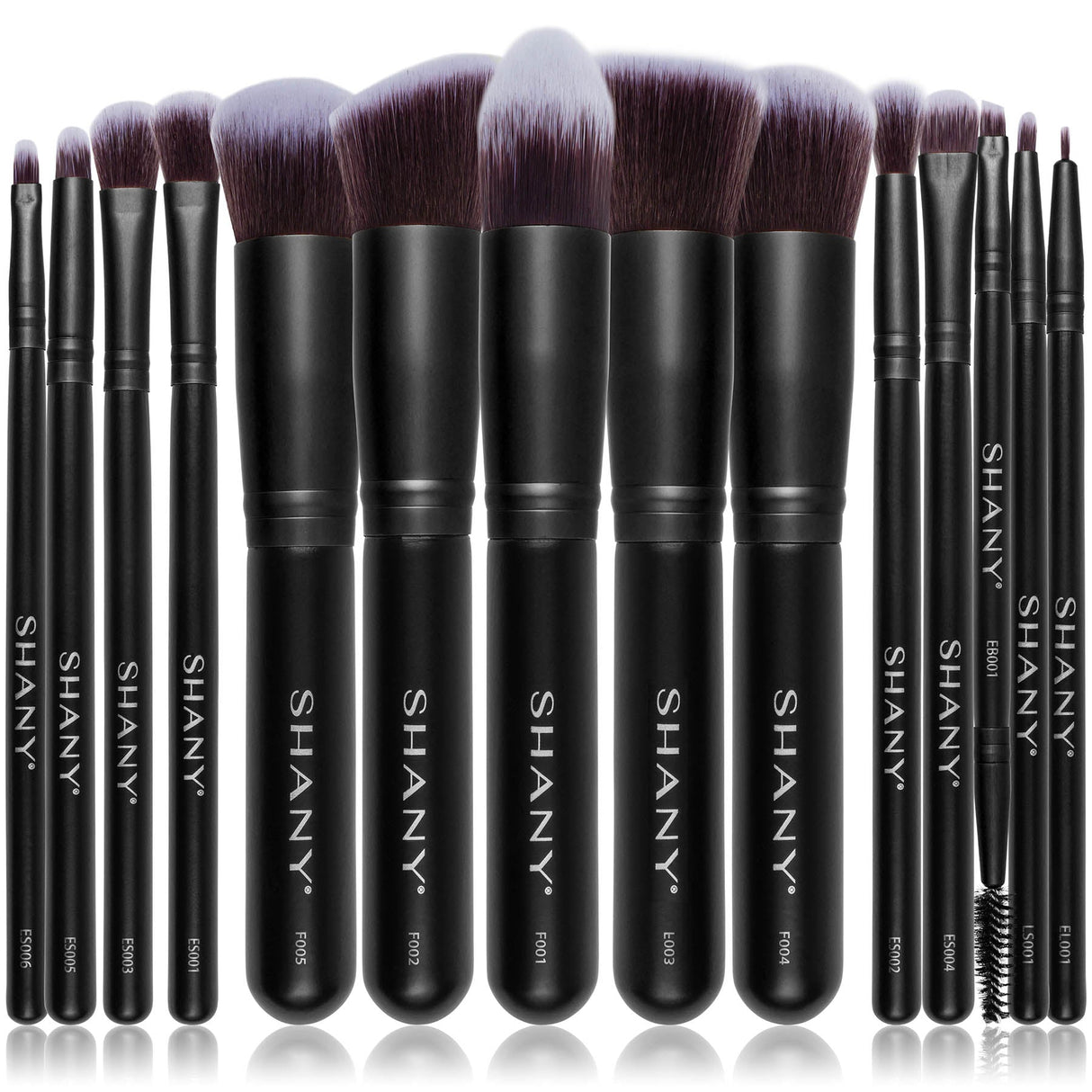 SHANY14 Piece Makeup Brush Set – Elite Cosmetics Brush Collection - Complete Kabuki , Eyes, Face, powder, foundation Makeup Brush Set - SHOP - BRUSH SETS - ITEM# SH-BR0014-PARENT2