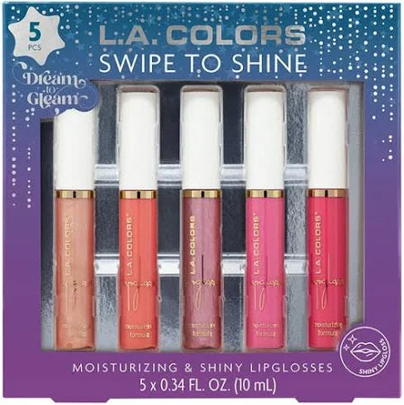 L.A. Colors Swipe to Shine Moisturizing Lipglosses