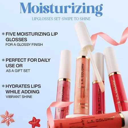 L.A. Colors Swipe to Shine Moisturizing Lipglosses