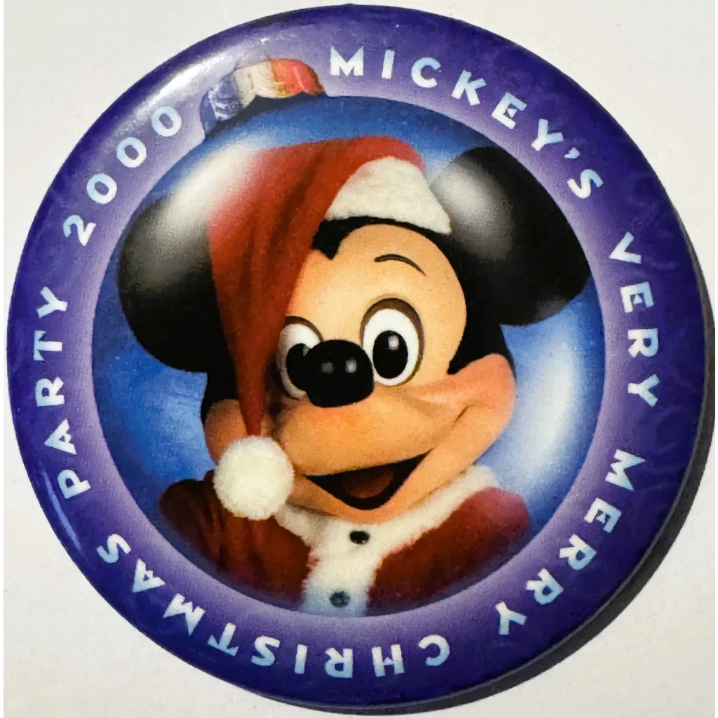 Snag Mickey's Limited Edition Christmas Party Pin 2000