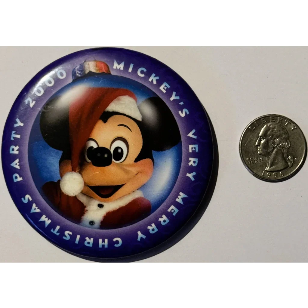 Snag Mickey's Limited Edition Christmas Party Pin 2000