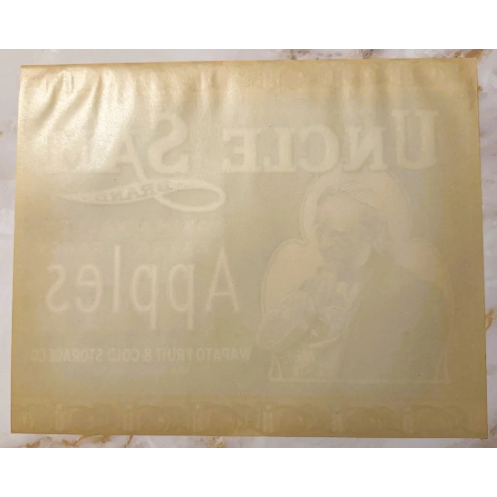 Snag a Slice of 1920s Americana with Uncle Sam Apple Crate Label