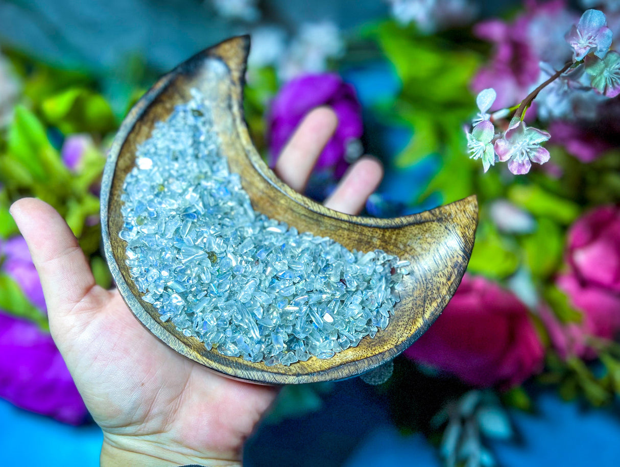 Bulk Crystal Chips, 1 Lb, Rose Quartz, Amethyst, Smoky Quartz, Carnelian, Labradorite, Citrine, Rainbow Moonstone, Black Tourmaline Chips