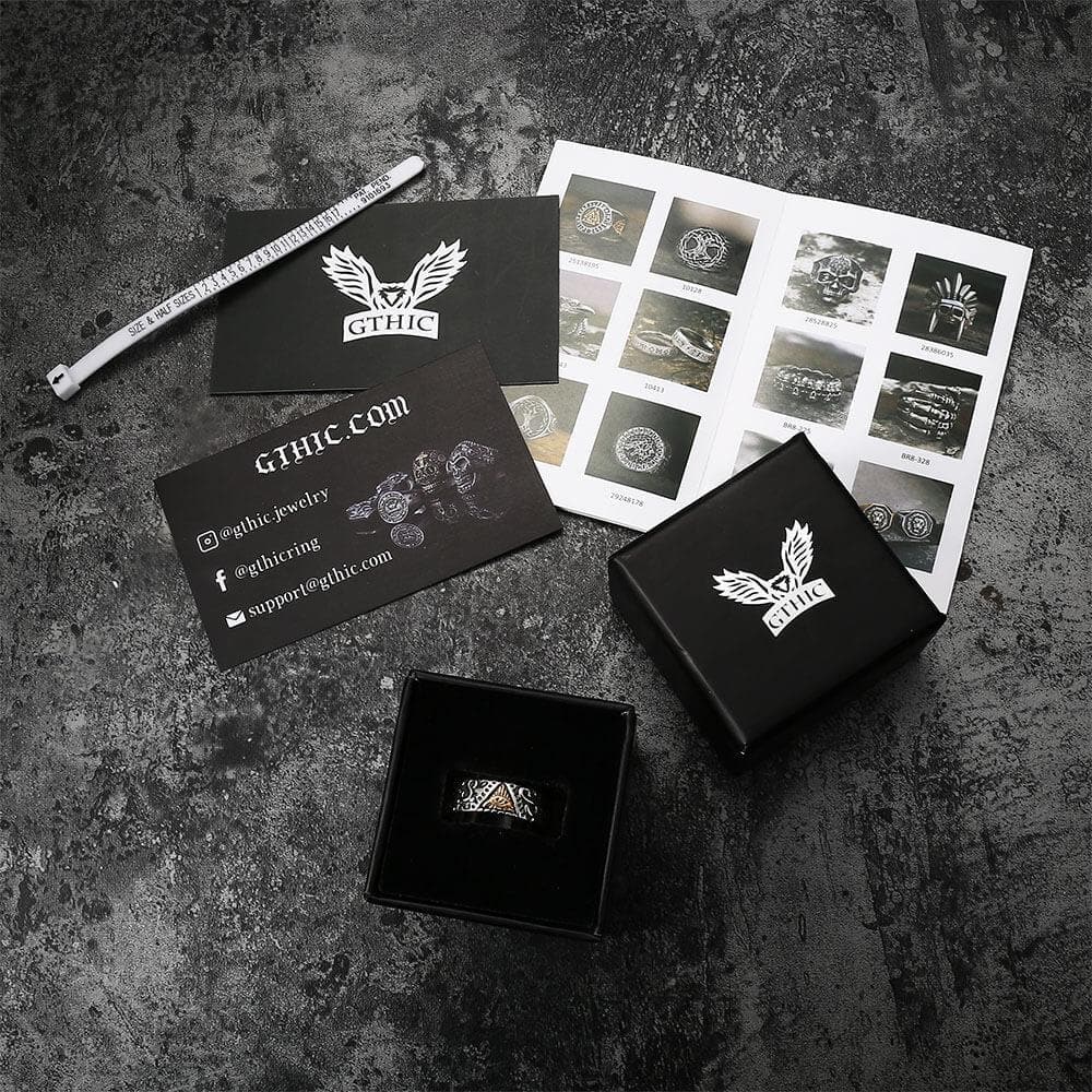 Anillo masónico de acero inoxidable con el Ojo de la Providencia Triangular