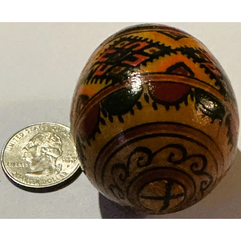 Vibrant Ukrainian Pysanka Egg Bursts with Traditional Charm