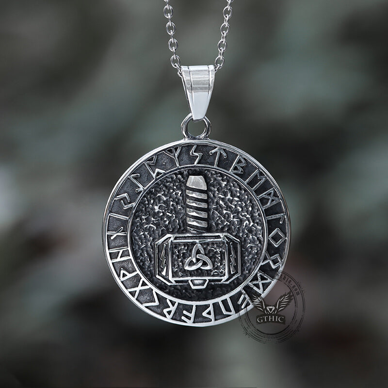 Colgante vikingo Mjölnir de acero inoxidable