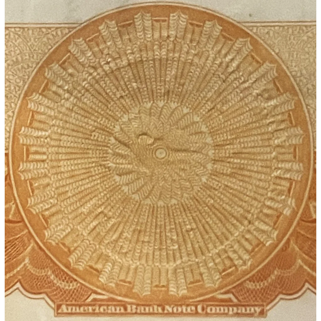 Rare American Bank Note Stock Certificates from the 1930s