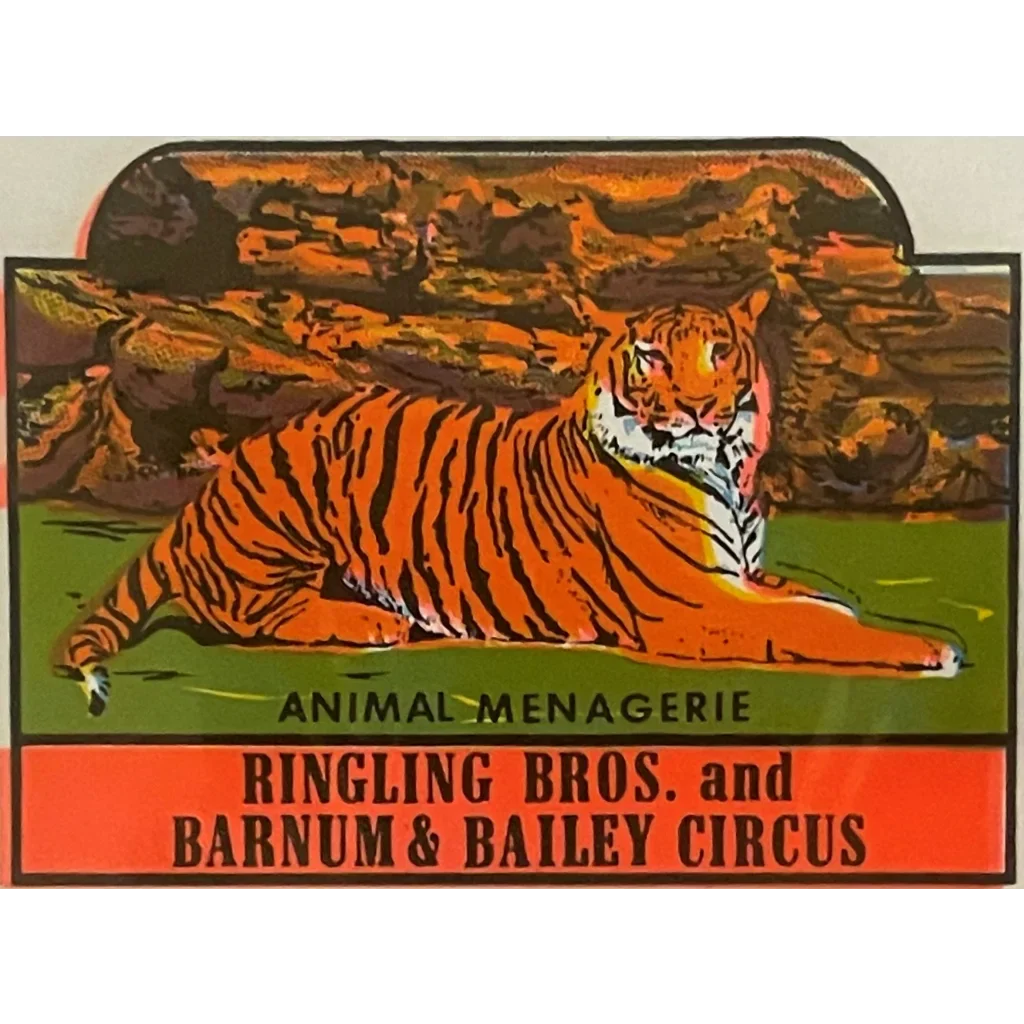 Vintage 1950s Ringling Bros Circus Decals Bring Nostalgia Home