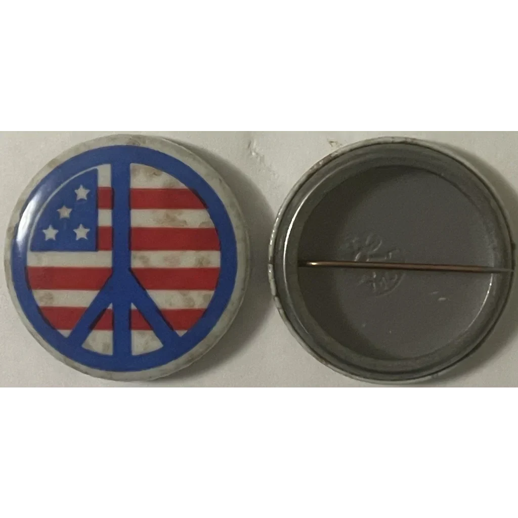 Rare 1960s Vietnam War American Flag Peace Pin Unearthed