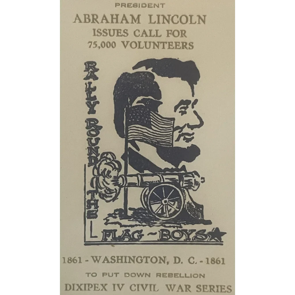 Rare Civil War Centennial Lincoln Envelope from 1961
