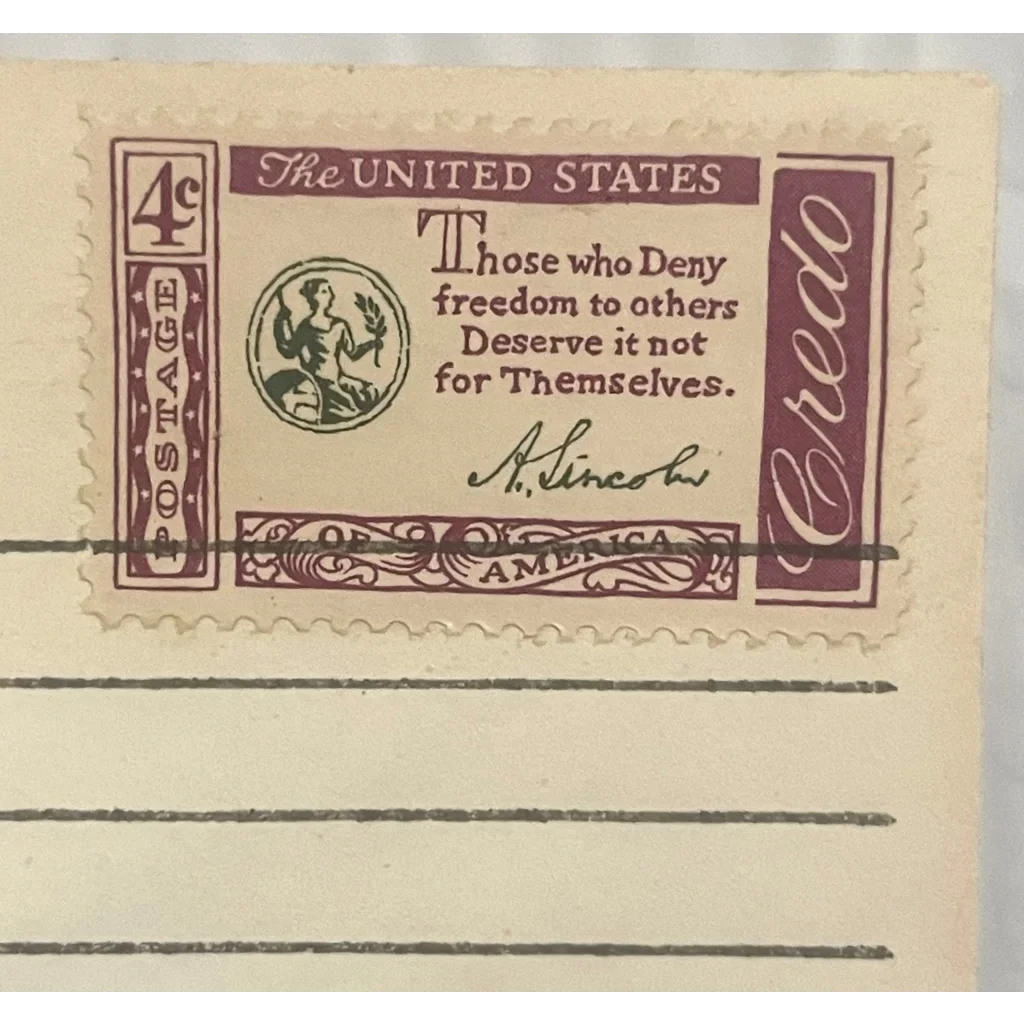 Rare Civil War Centennial Lincoln Envelope from 1961