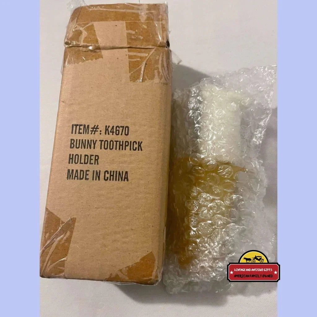 Retro Bunny Rabbit Toothpick Holder Channels Alessi Charm