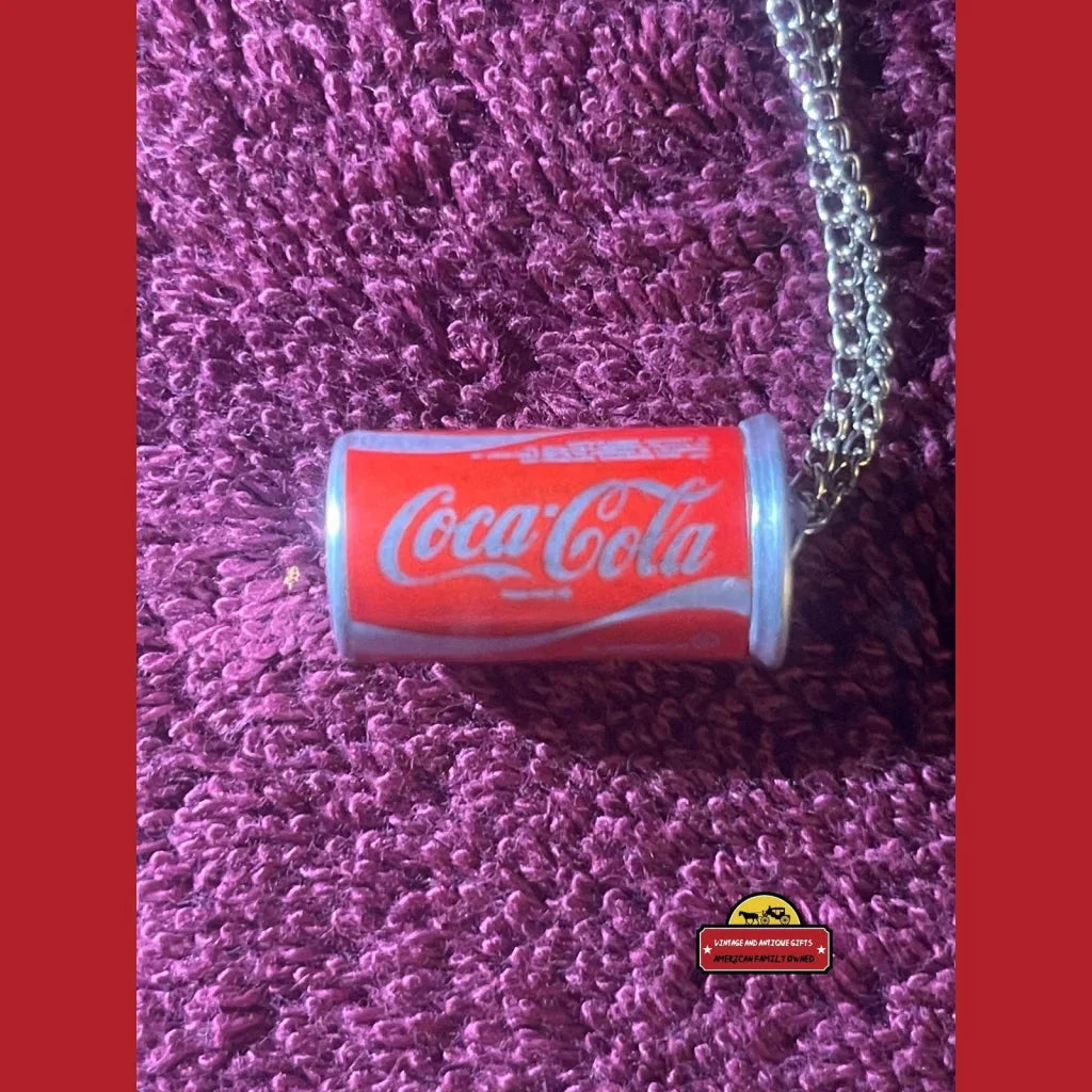 Vintage 1980s Coke Mini Can Necklace Brings Retro Charm