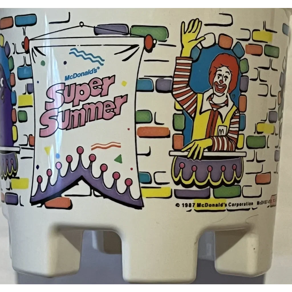 Retro McDonald's Super Summer Sandcastle Bucket Antique Gift