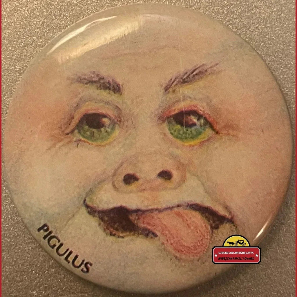 Gnarly 80s Vintage Pigulus Pin Channels Garbage Pail Kids Vibes