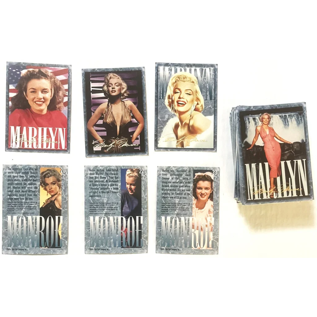 Rare Marilyn Monroe Collectible Cards Unleash 90s Nostalgia