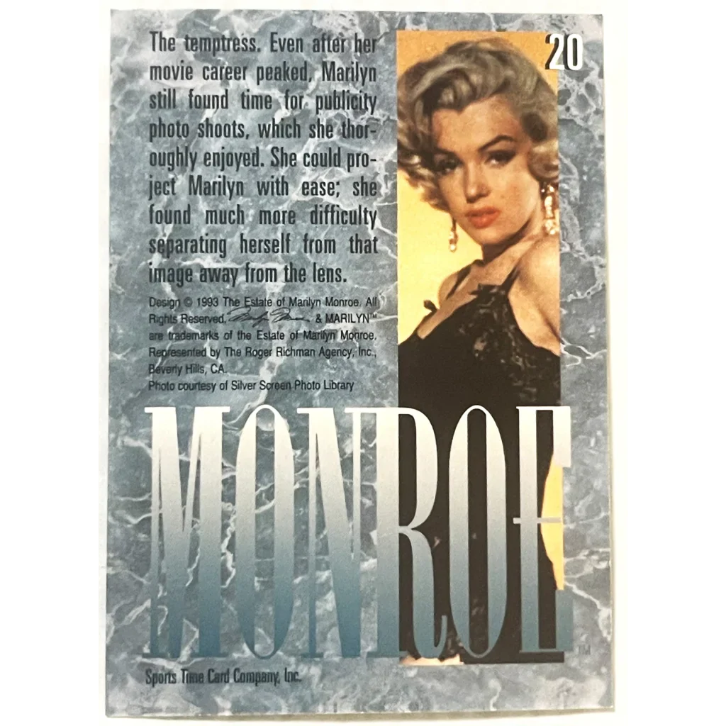 Rare Marilyn Monroe Collectible Cards Unleash 90s Nostalgia