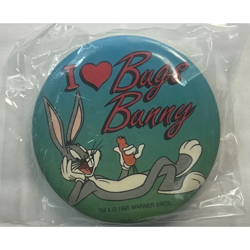 Rare 1995 Bugs Bunny Looney Tunes Pin Brings Nostalgia