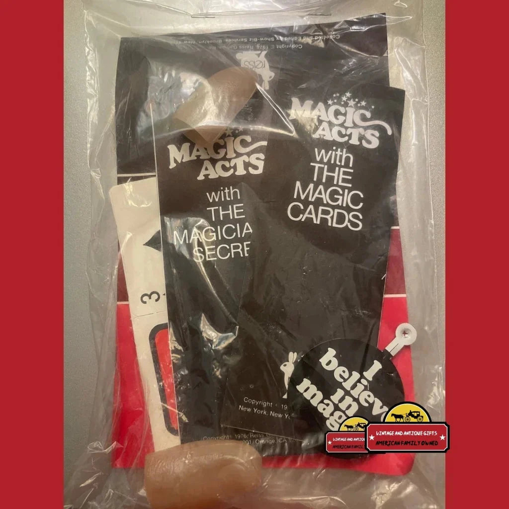 Unopened 1970s Vintage Magic Tricks Kit Reveals Nostalgic Wonder