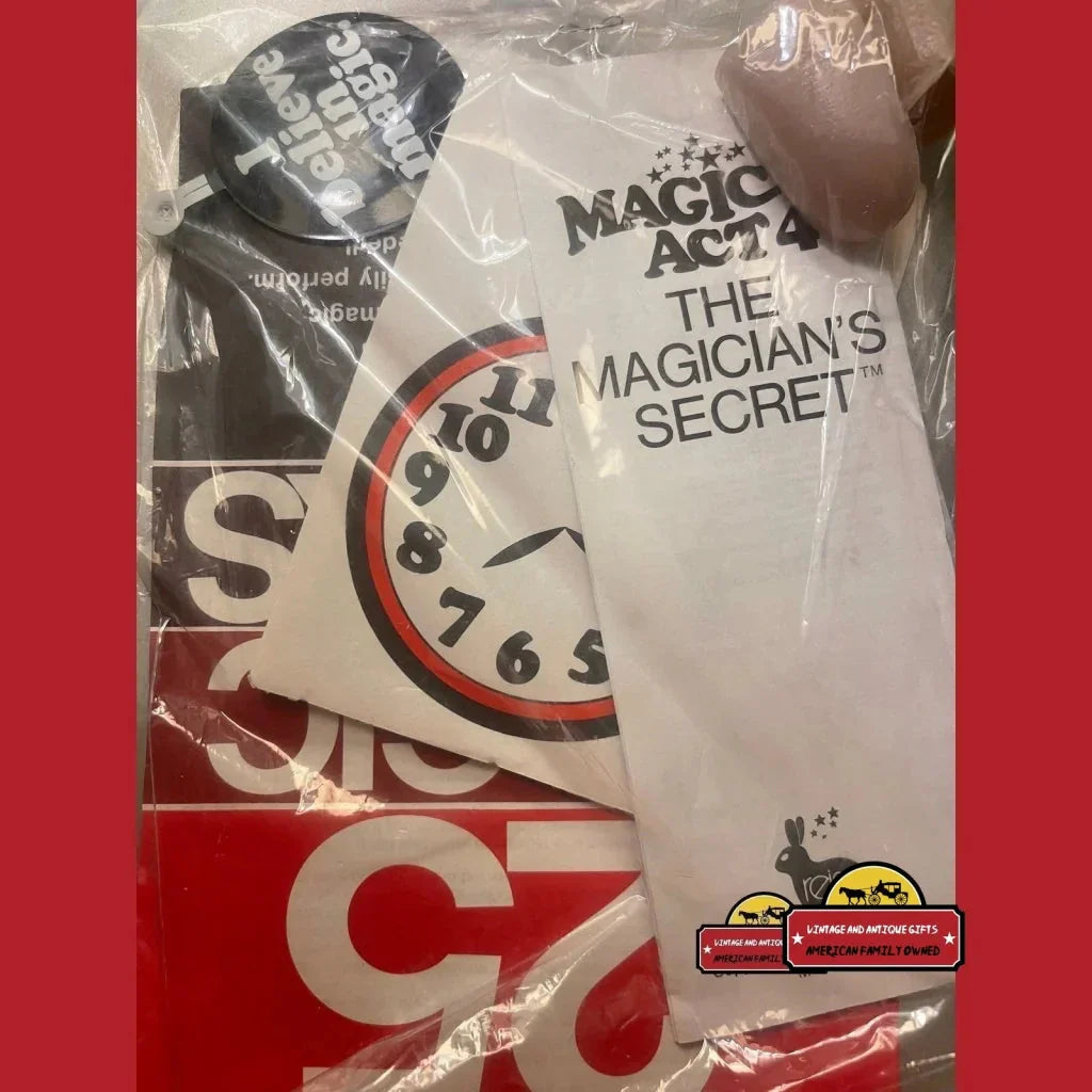 Unopened 1970s Vintage Magic Tricks Kit Reveals Nostalgic Wonder