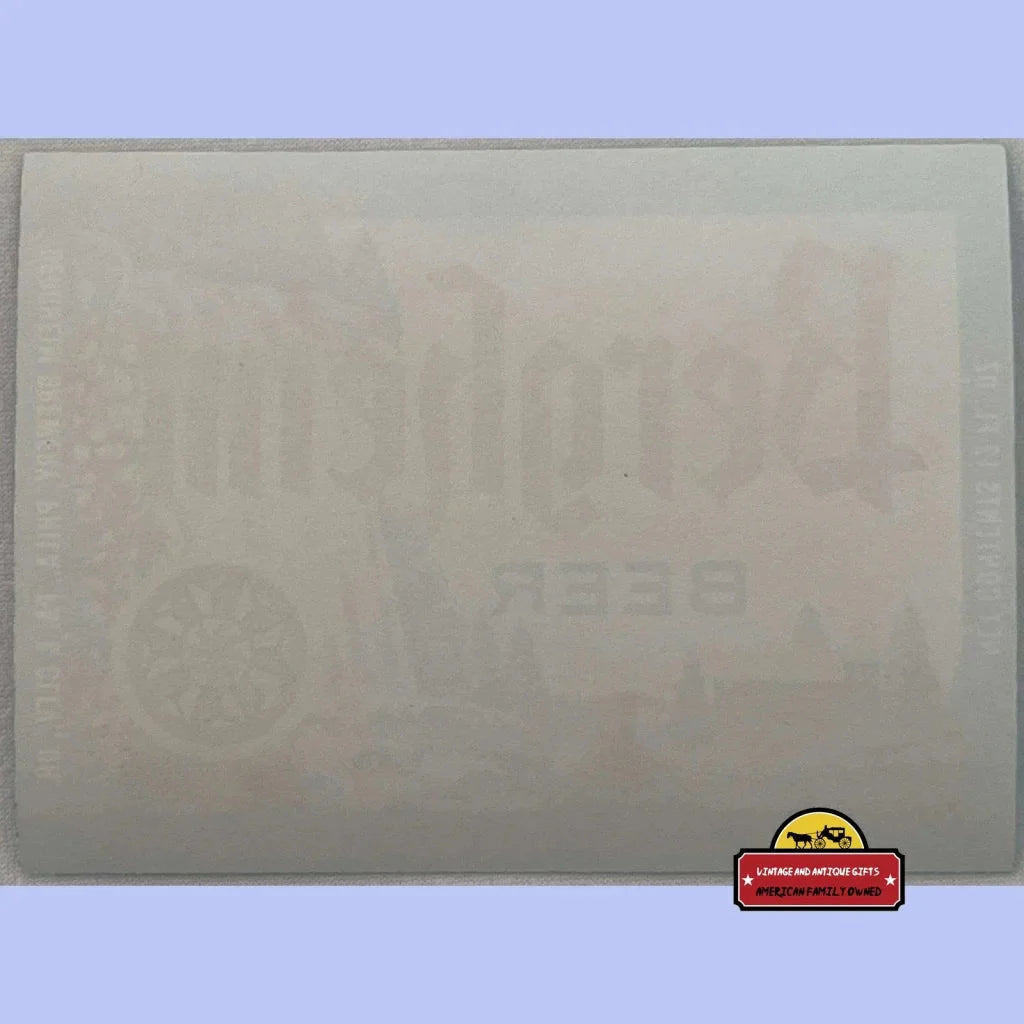 Rare Vintage Bergheim Beer Label Brings 60s Nostalgia to Life