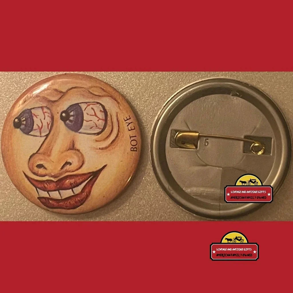 Vintage Bot Eye Pin Revives 80s Madballs Nostalgia