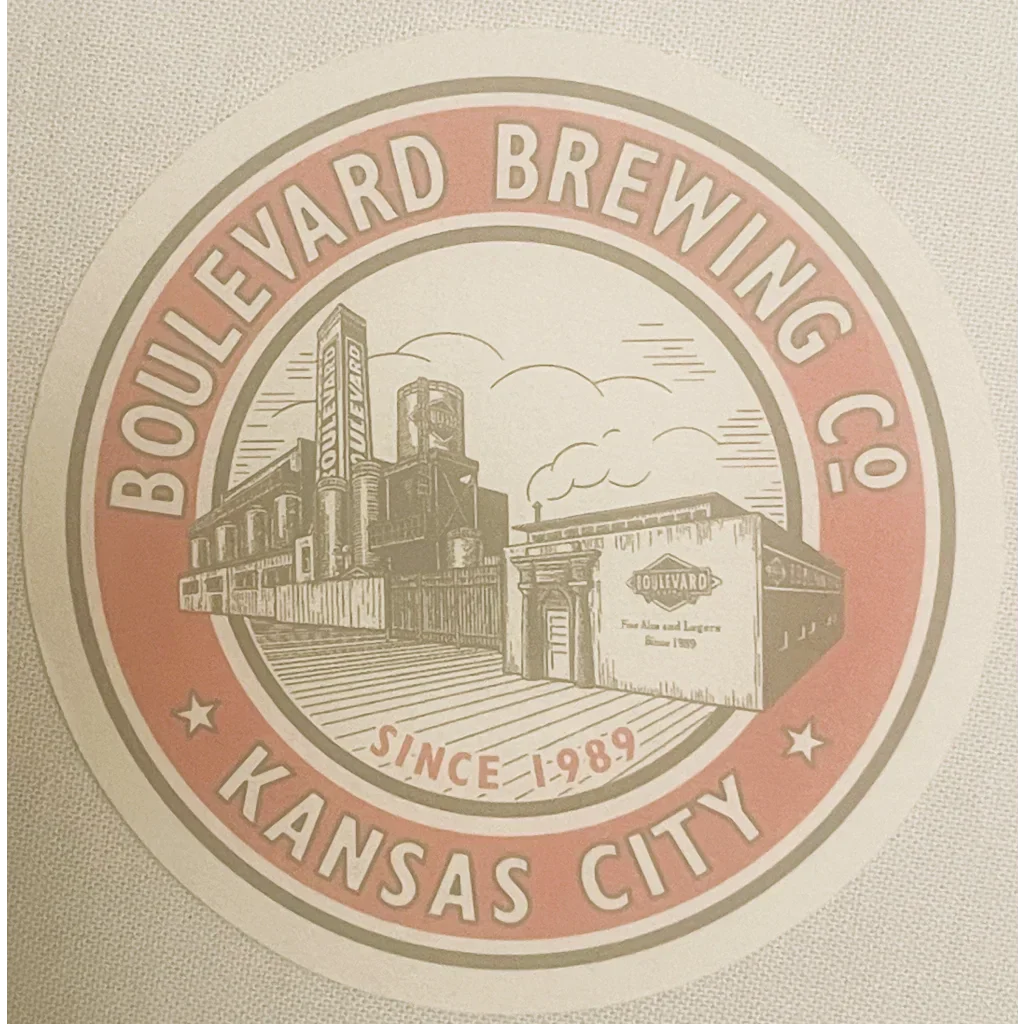Rare Kansas City Vintage Boulevard Brewing Beer Coaster