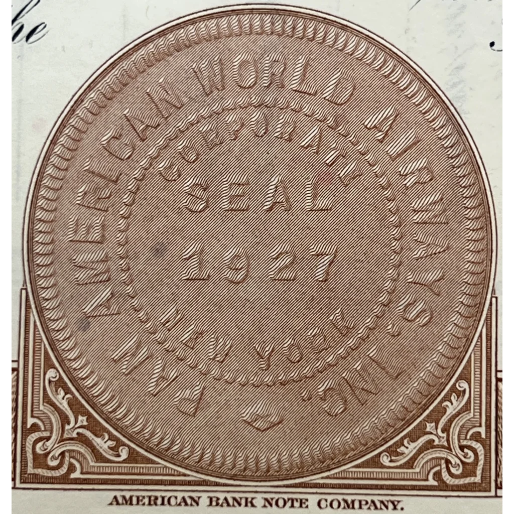 Rare Pan Am Airways Stock Certificate from Golden Age of Flight