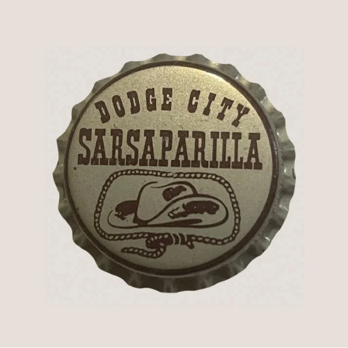 Vintage Dodge City Sarsaparilla Bottle Cap Brings 1950s Nostalgia