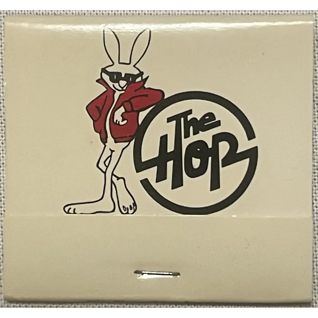 Rare Hop Night Club Matchbook Ignites Vintage Nostalgia