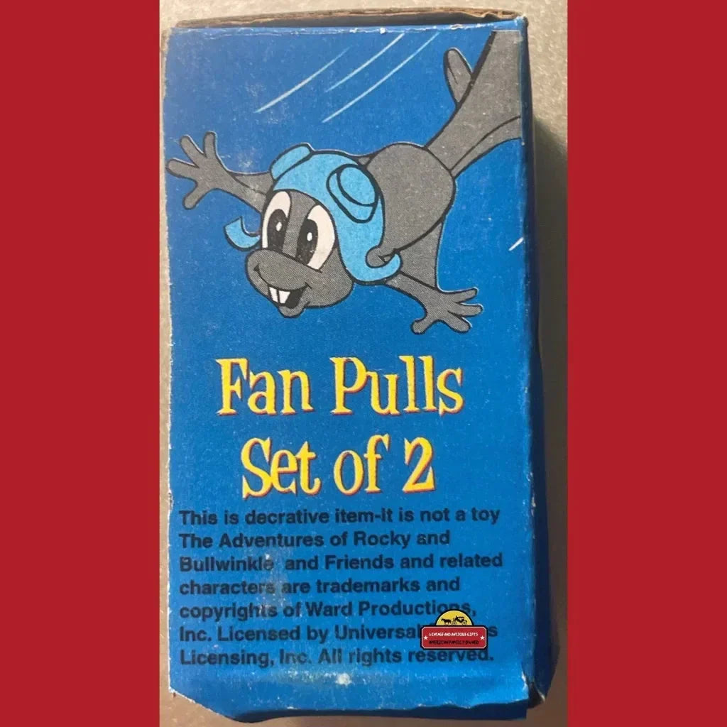 Nostalgic Rocky & Bullwinkle Fan Light Pull Brings 80s Magic