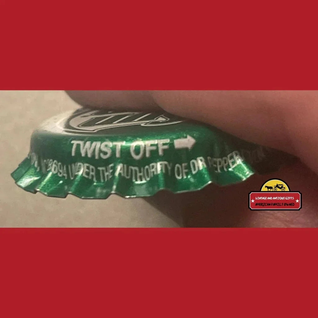 Rare Vintage Sun Drop Bottle Cap From 1980s Texas Dr. Pepper Plant