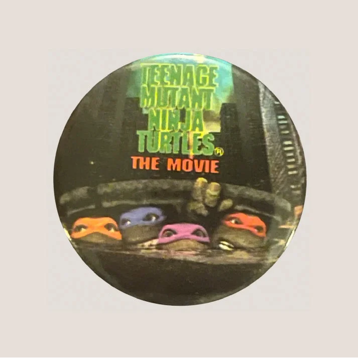 Vintage Teenage Mutant Ninja Turtles Movie Pin Collectible