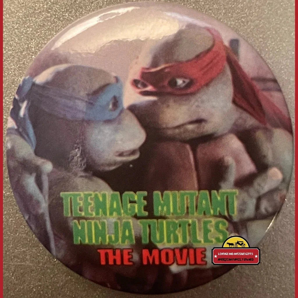 Rare Teenage Mutant Ninja Turtles Movie Pins Raphael Leonardo 1990